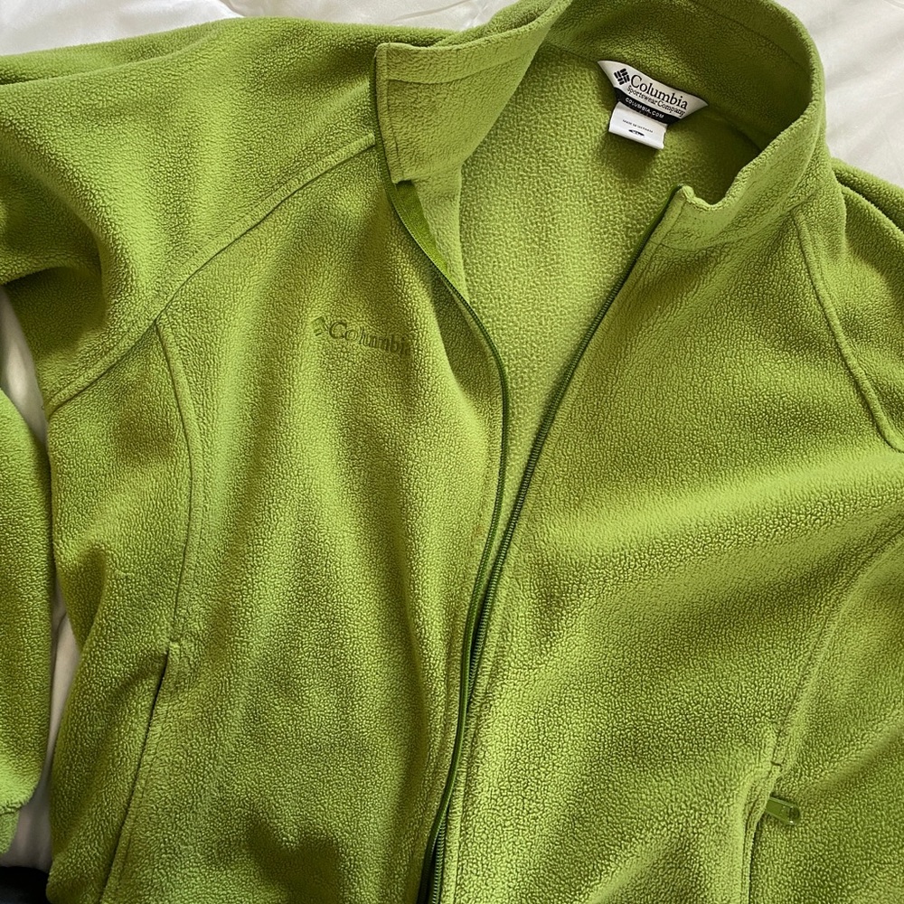 Women’s XL Columbia zip-up fleece jacket